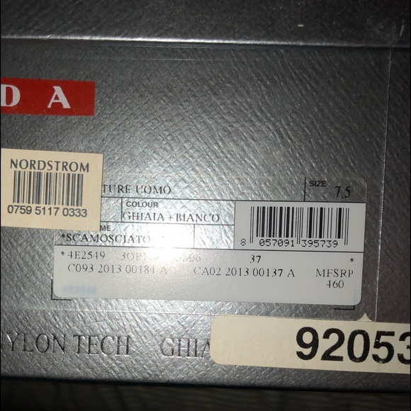 #Prada #ScamosciatoNY #Sneakers #Size 7.5 #LikeNew #WithBox #WithDustBag - Picture 11 of 12